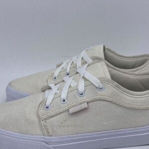 Vans Unisex Kids Beige Old Skool Comfy‎ Skate Sneakers Shoes Size 3.5 Youth